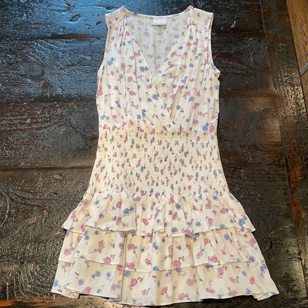 Skylar + Madison White Floral Summer Dress Medium